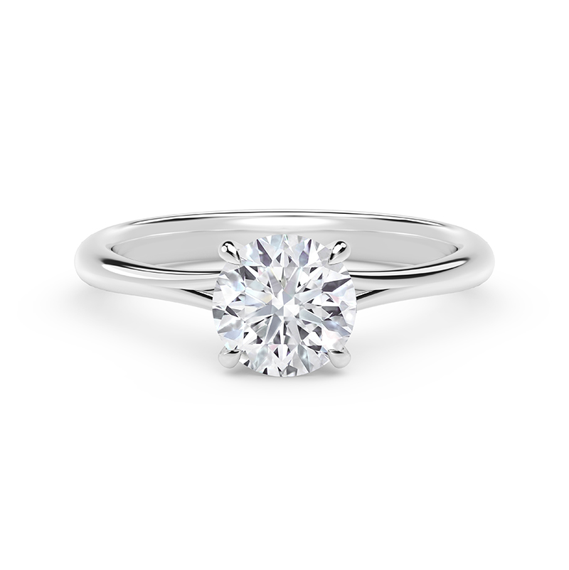 De Beers Forevermark Round Diamond Engagement Ring